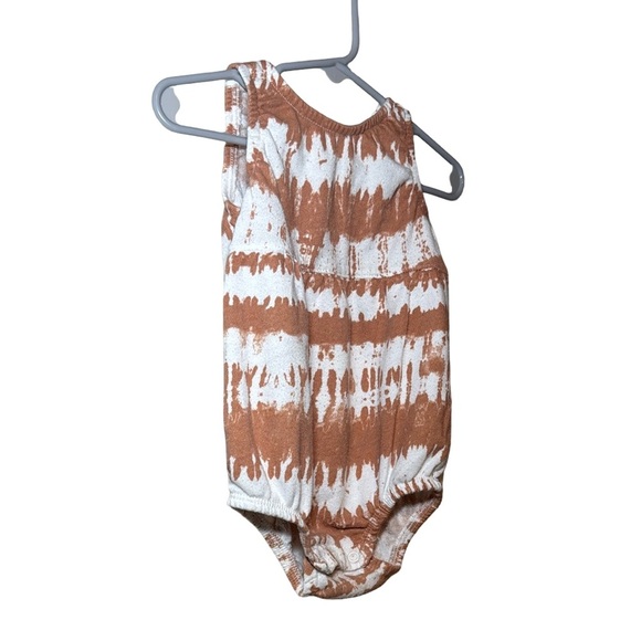 Grayson Mini Baby Girl Sleeveless Tie Dye Romper Size 18 Months - Picture 2 of 8